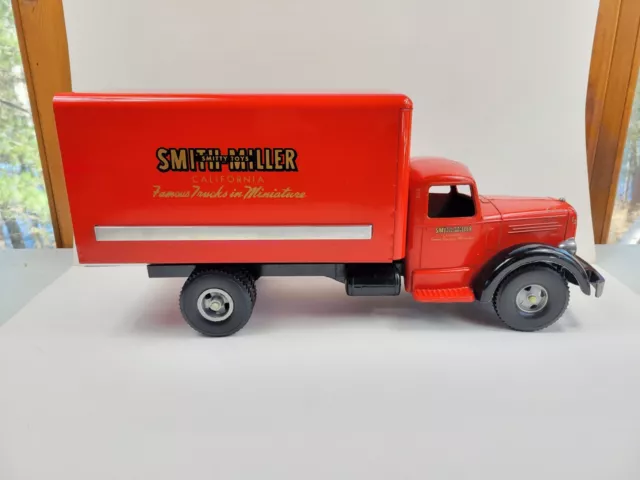 Vintage Smith Miller Smitty Toys Red Van Box Truck - Beautiful
