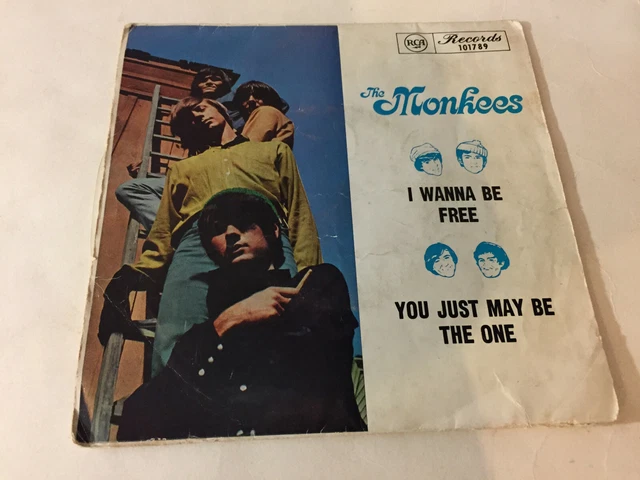 Monkees Single THE MONKEES 'I Wanna Be Free' 1966 Australian 7