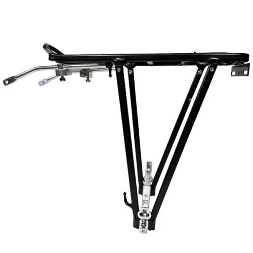 PORTE BAGAGE ARRIÈRE DOKIO 24/28 aluminium noir avec clapet à ressort EUR 16,72 - FR
