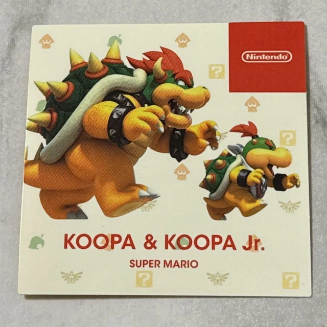NINTENDO CHECK-IN STICKER Bowser Jr. £22.22 - PicClick UK