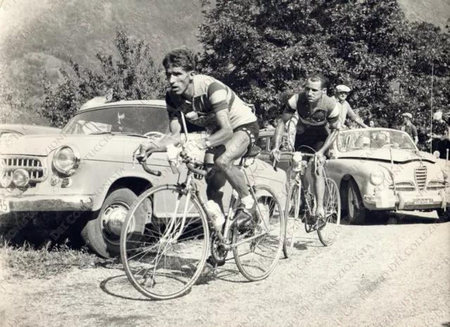 Ciclisti Arrigo Padovan Federico Bahamontes Tour de France Ciclismo Fotografia