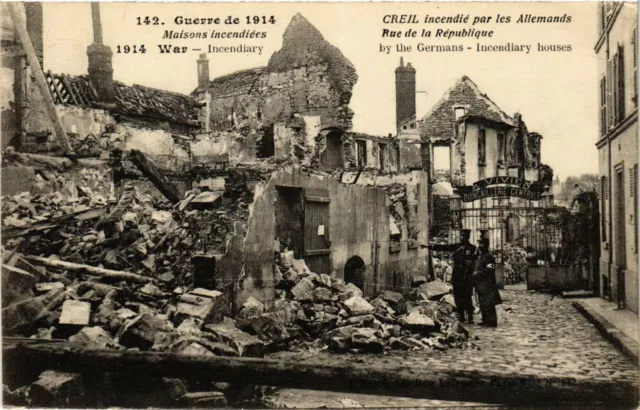 CPA Creil Rue de la Republique FRANCE (1014120)