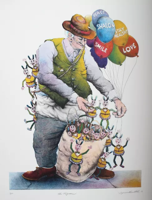 Seymour Rosenthal, The Toyman, Lithograph, signed and numbered in pencil