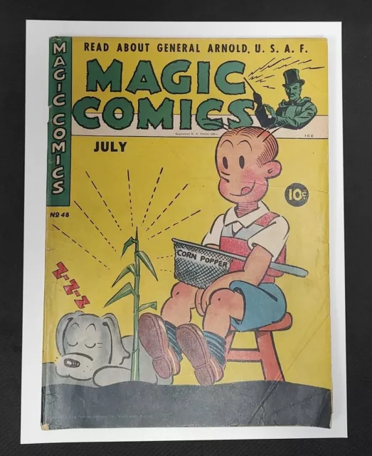 Magic Comics #48 1943 Golden Age GD/VG