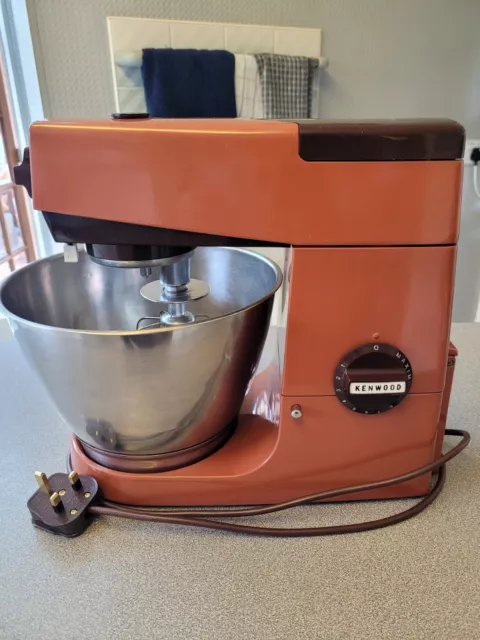 Kenwood Chef A701A Copper Brown with Brown Trim Fully Restored/PAT Test +