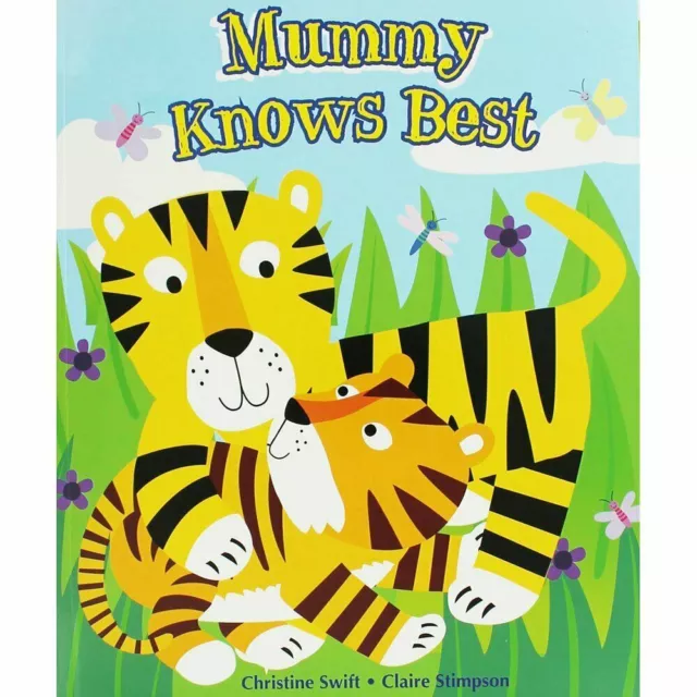 Große Kinder Bedtime Story Mummy Knows Best Illustrierte Bild Buch Neu 3015