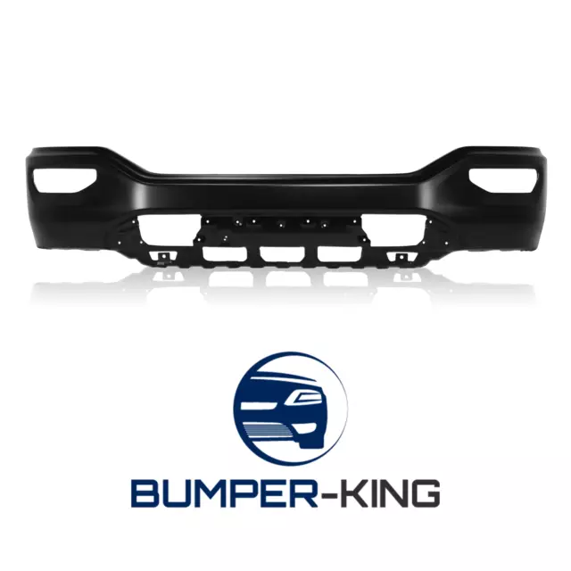 BUMPER-KING Primered Front Bumper Face Bar for 2016 2017 2018 GMC Sierra 1500