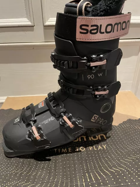 Salomon Womens S/Pro 90 GW Ski Boots (used for 2 hours)