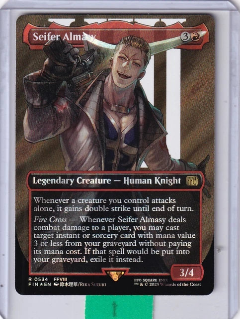 SEIFER ALMASY BORDERLESS Surge FOIL NM/M FINAL FANTASY Magic
