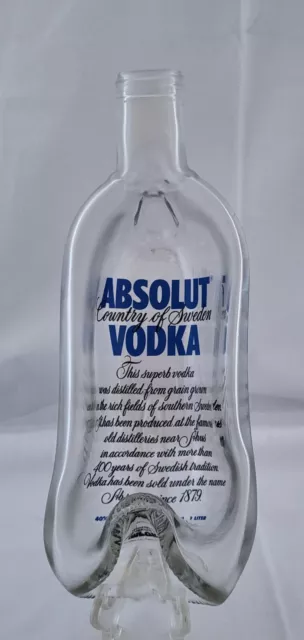 Absolut Vodka Flat Melted Bottle Cutting Board Cheeseboard Wall Decor