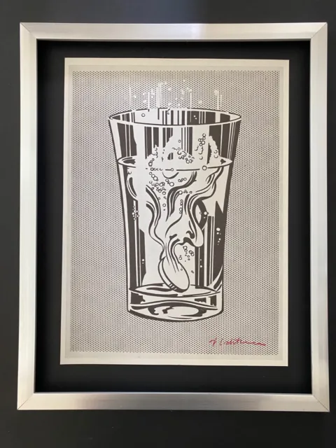 Roy Lichtenstein | Vintage 1970 Signed | Mounted  & Framed Offset Lithograph