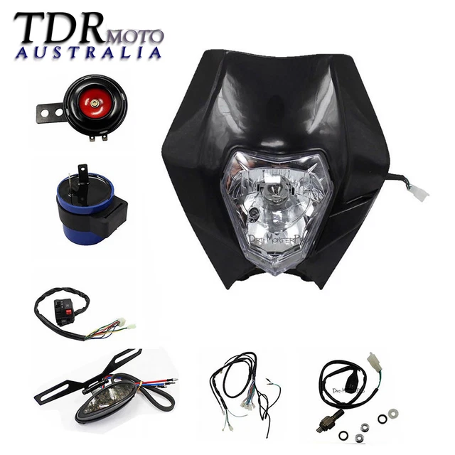 Recreation Registration HeadLight for Yamaha YZ450 WR450 WR250 Dirt Pitpro Bike