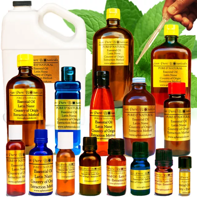 Peppermint! TOP SELLING Essential Oils 1 oz to 64 oz - ONE STOP SHOP - 100% Pure
