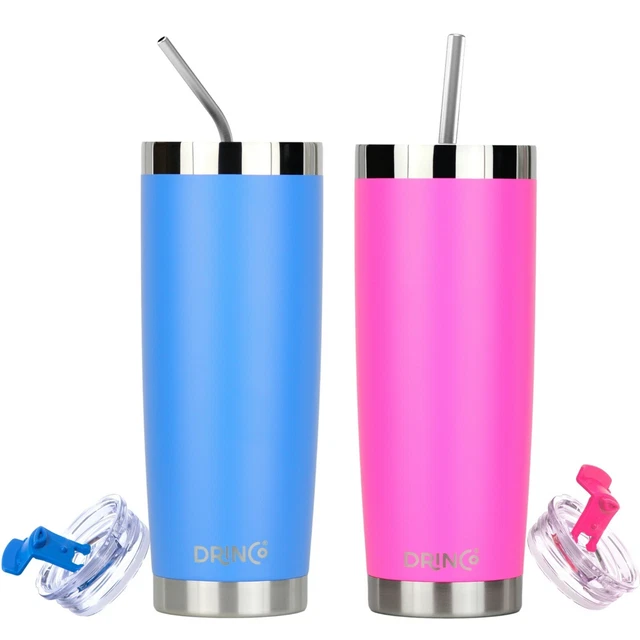 Stainless Steel Coffee Tumbler Vacuum Insulated Travel Mug with Splash Proof Lid