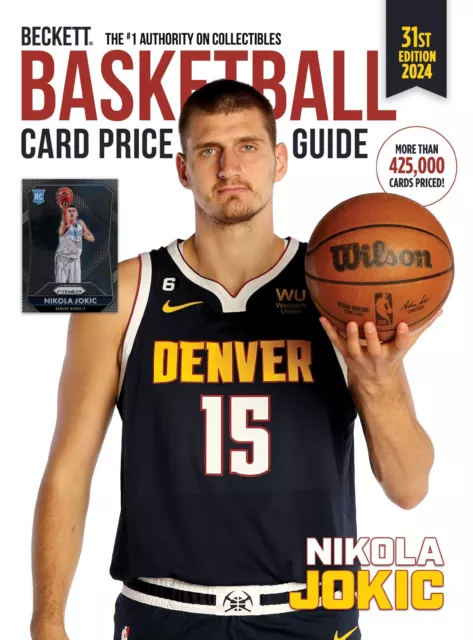 New 2024 Beckett BASKETBALL Annual Price Guide 31st Edition with NIKOLA JOKIC