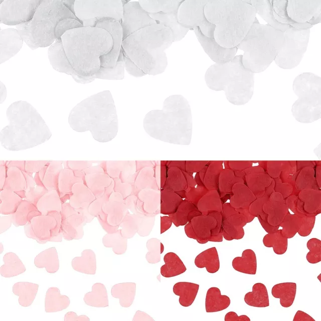 Konfetti Herzen aus Papier Farbauswahl 15g Tischdekoration Valentinstag Hochzeit