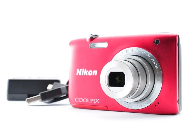 NIKON COOLPIX S2900 Rojo Excelente+++ Cámara Digital Z2179 EUR 114