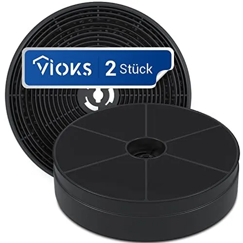 VIOKS LOT DE 2 filtres à charbon pour hotte aspirante de rechange pour  filtre à EUR 49,99 - PicClick FR