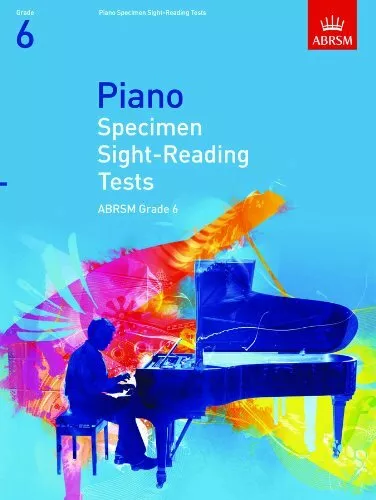 ABRSM Piano Specimen Sight Reading Tests: From 2009 (Grade 6) By ABRSM Publishi