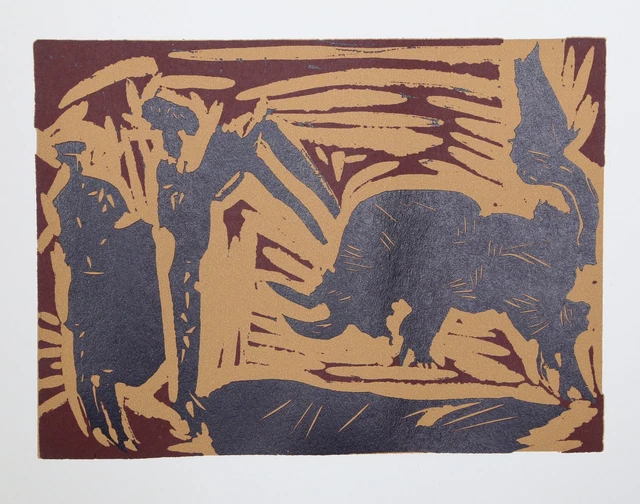 Pablo Picasso, Banderilles (40 ), Linograbado