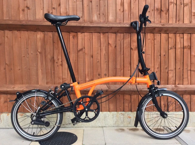 Brompton orange 2025 black