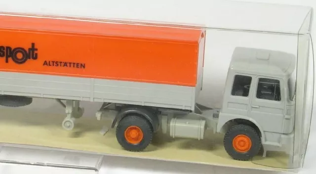 1:87 MAN F8 Pritschen-Sattelzug Zündtransport Wiking 517 neuw. OVP 5