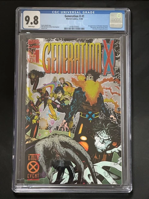 Generation X #1 Marvel Comics 1994 CGC 9.8 White Pages