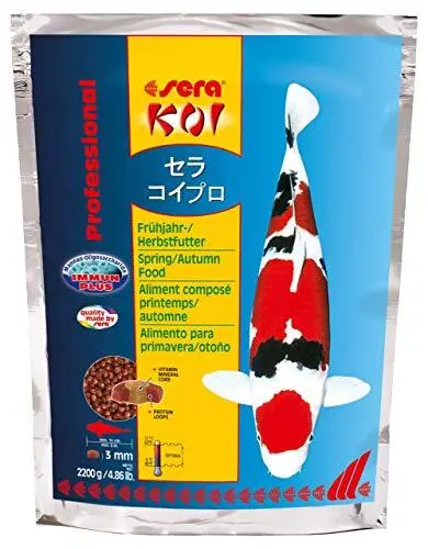 Sera 1 Piece KOI Professional Spring/Autumn Food, 4.86 lb/2200 g