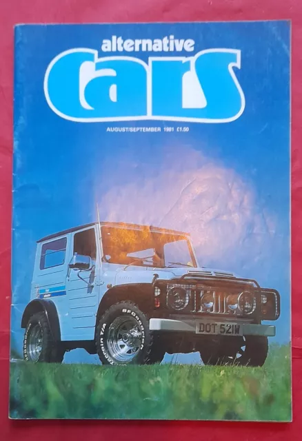 Alternative Cars kit car magazine August/September 1981