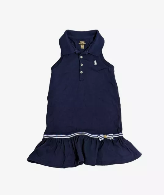 Polo Ralph Lauren Size 3 Girls Navy Sleeveless Dress