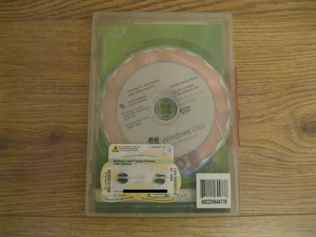 Microsoft Windows Vista Home Premium  (32  bit) UNUSED