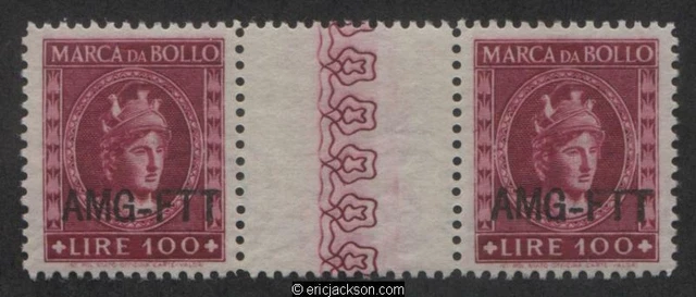 AMG Trieste Fiscal Revenue Stamp, FTT F88a mint, VF