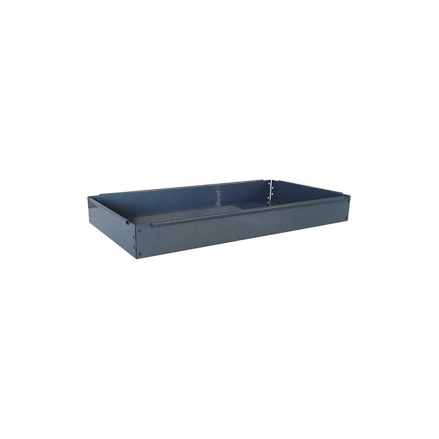 GRAINGER APPROVED 2W424 Service Cart Tray,400 lb.,Gray,Steel