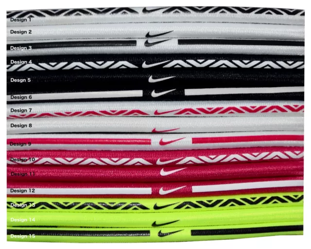 Nike Haargummi NEU viele Farben Elastic Hairband Haarband Zopfgummi Nike Swosh