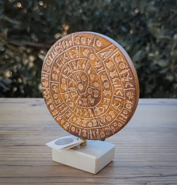 Christmas Gift from Ancient Greece PHAISTOS DISC Museum Replica Minoan Art