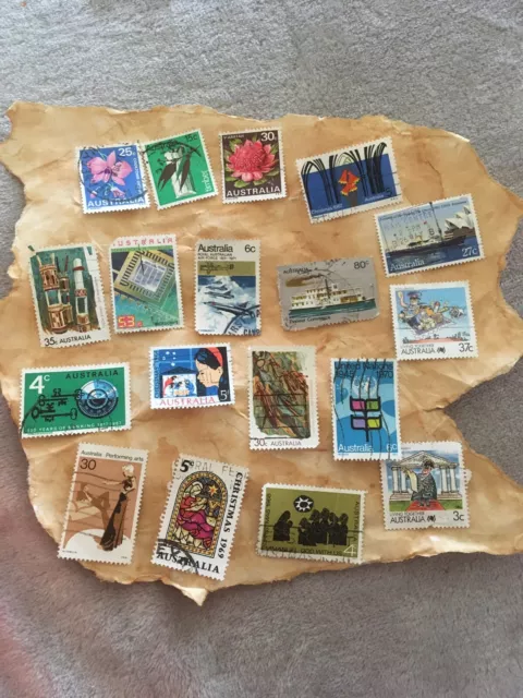 Australia Used Stamp Collection Mixed Lot  Stamps