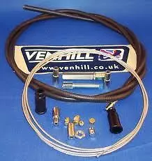 Venhill Universal Throttle Cable, Twinshock, Pre 65, Ty, Bultaco, Swm,Tlr, Ossa