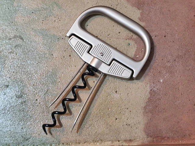 Cavatappi Peugeot Mathus Nero - A Lame, Per Tappi Fragili, Design Vintage - Foto 9