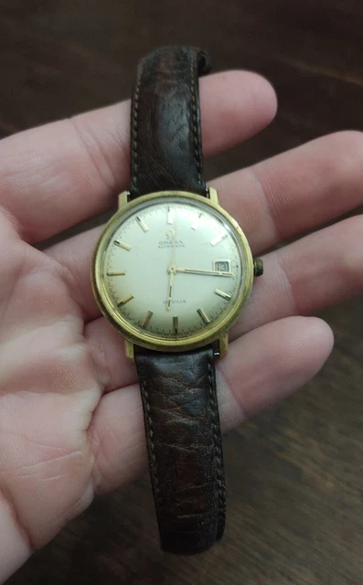 Montre Femme Vintage BENRUS Mécanique Suisse Remplie D'or - Cadran Noir Acier - Montre Automatique