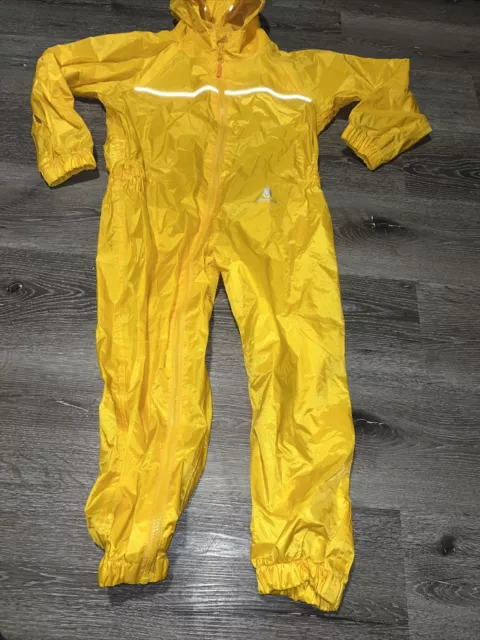 Drykids Rain suit Yellow 7/8 Reflective Hoodie