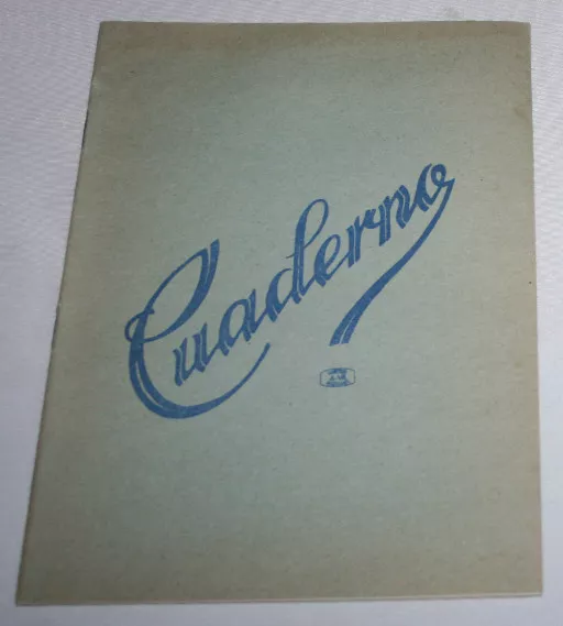 Antiguo Cuaderno Escolar Sin Usar Con Tablas De Numeros Detras, Años 50 60  7ªu