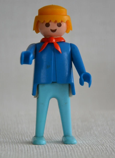 Rare Figurine Playmobil Jaune Pastel Vintage 1974 - Collectionneur