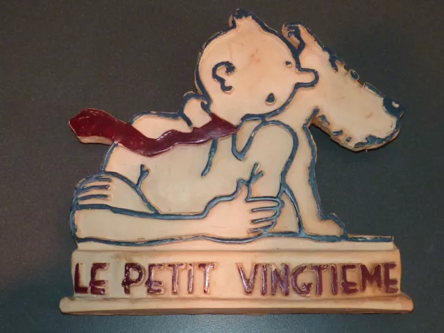 Tintin Le Petit Vingtieme Ancienne Stele En Resine