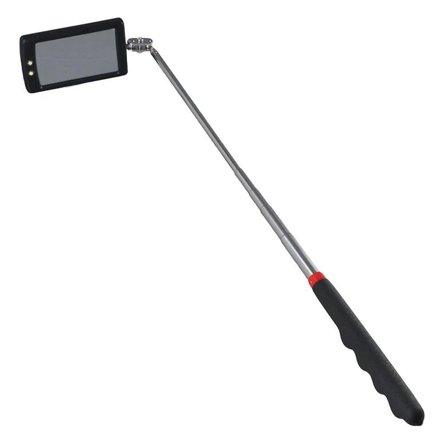 Kit 5 Pezzi Pinza Magnetica Telescopica Con Luci LED E Specchi Ispezione 360° - 2