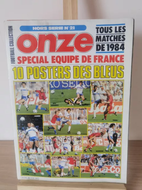 Magazine de sport ONZE,Hors série N°21,1984 SPECIALE EQUIPE DE France