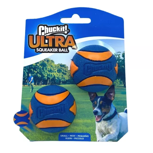 Chuckit Ultra Squeaker Ball Small 5 cm 2er-Pack