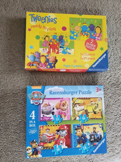 RAVENSBURGER PAW PATROL 4 in 1 & Tweenies Set of 2 Jigsaw Puzzle for ...