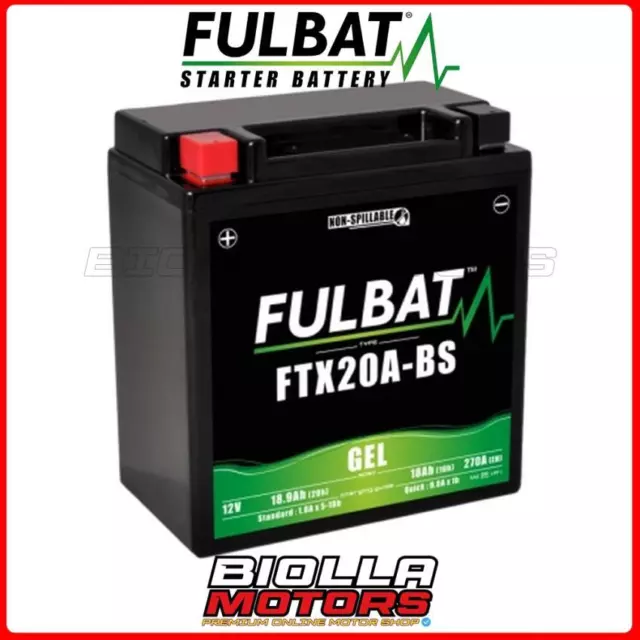 YTX20CH-BS BATTERIA FULBAT A GEL MOTO GUZZI Norge 1200 06-07 FTX20A-BS