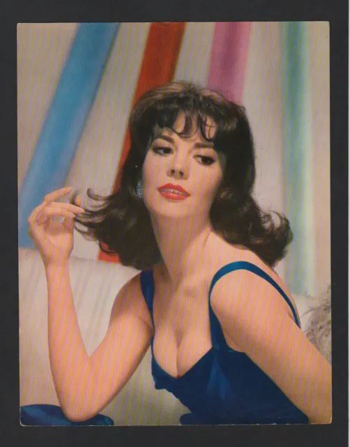 Vintage NATALIE WOOD Large Coloured "Photocard" 1960s