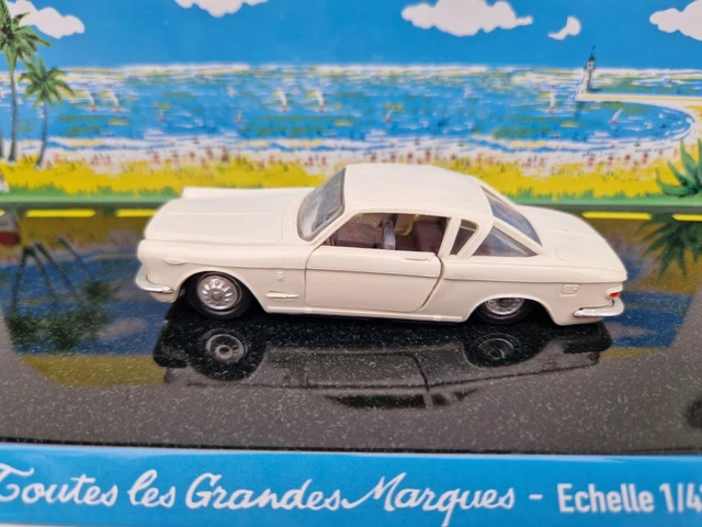 Modèle Réduit NOREV 1/43 Fiat 2300 S Coupé N°80 - Boîte D'origine, Occasion En Très Bon état